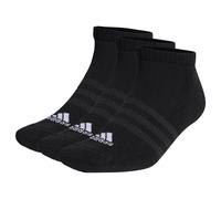 Adidas Unisex Sneakersocken, 3er Pacco - Cushioned Taglio Basso, Logo, Imbottito