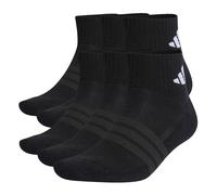 Adidas Unisex Trimestre Calzini, 6er Pacco - Cushioned Essentials Caviglia Lo