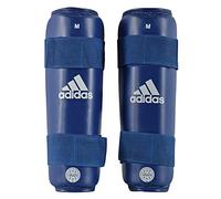 adidas Unisex - Wako Pu Shin Guard Parastinchi, Unisex - Adulto, ADIWAKOSG01, Blu, L