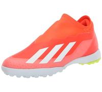 Adidas Unisex X Crazyfast League Laceless Turf Sneaker, Solar Red/White/Team Solar Yellow, 11.5 US Men