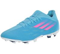 adidas Unisex X Speedflow.2 Firm Ground Soccer Shoe, Sky Rush/Team Shock Pink/White, 10.5 US Men