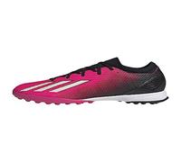 adidas Unisex X SPEEDPORTAL.3 Turf Soccer Shoe, Team Shock Pink/Zero Metallic/Black, 7.5 US Men