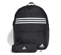 Adidas Zaino Classic Unisex 3-Stripes Orizzontale Nero/Bianco