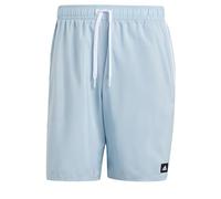 adidas Uomo 3-Stripes CLX Swim Shorts, Wonder Blue/White, M