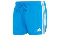 adidas Uomo 3 Stripes Swim 3 inch Swimwear, Bright Blue/White, XL
