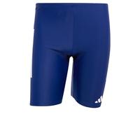 adidas Uomo 3 Stripes Swim Jammers 8 inch, Dark Blue/White, L