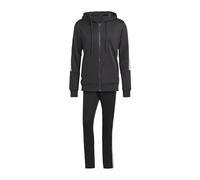adidas Uomo 3-Stripes Track Suit, Black / White, L