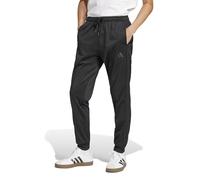 adidas Uomo 3-Stripes Tricot Track Pants, Black/Black, 3XL