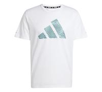 adidas Uomo adi365 Running Essentials Brand Love Tee, White, S