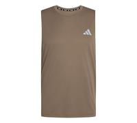 adidas Uomo Adi365 Running Essentials Tank Shirt, Khaki Six, S