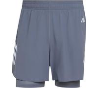 adidas Uomo Adi365 Running Formotion Iconic 2In1 Shorts, Onix, L