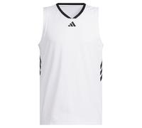 adidas Uomo Basketball Legends Tank, White/Black, 5XL