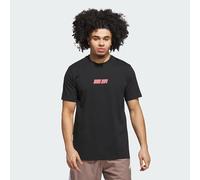 Adidas Uomo Adidas Hoops Graphic Tee, Black/Lucid Red, XL