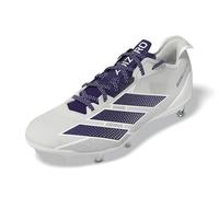 adidas Uomo Adizero 13.0 Calcio Basket, 0, Bianco Viola Team Collegiate Bianco, 50 2/3 EU