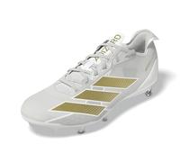 adidas Uomo Adizero Electric American Football Basket, 0, Bianco Oro Metallizzato Bianco, 53 1/3 EU