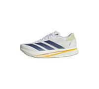 adidas Uomo Adizero Sl2 Shoes, Ftwr White/Dark Blue/Dual Yellow, 42 EU