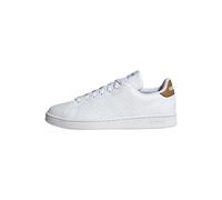 adidas Uomo Advantage Shoes, Cloud White / Cloud White / Bronze , 40 2/3 EU