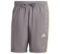 adidas Uomo AEROREADY Essentials Chelsea 3-Stripes Shorts, charcoal, M Tall
