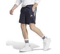 adidas - Sportswear Essentials - Pantaloncini blu navy e bianchi con 3 strisce M