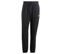 adidas Uomo AEROREADY Essentials Stanford Elastic Cuff Small Logo Pants, Black, S Short