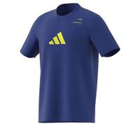 adidas Uomo AEROREADY Padel Category Graphic Tee, Team Royal Blue, S