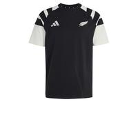 adidas Uomo all Blacks Leisurewear Men Shirt, Black/off White, L