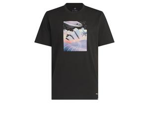 adidas Uomo all Day I Dream About Summer (A.D.I.D.A.S.) Graphic Tee, Black, M
