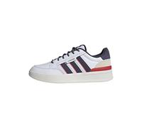 adidas Uomo ASPYRE 3 Stripes Shoes, Ftwr White/Shadow Navy/Pure Ruby, 40 2/3 EU
