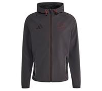 adidas Uomo Audi Revolut Formula One Team Dna Vis Tech Jacket Sweatshirt, Utility Black/Hi-RES Red, M Tall