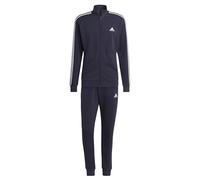Adidas Tuta da Uomo Basic 3-Stripes French Terry Blu Taglia S IC6765