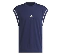 adidas Uomo Basketball all World Sleeveless Tank, Team Navy Blue 2 / Team Navy Blue 2, L Tall