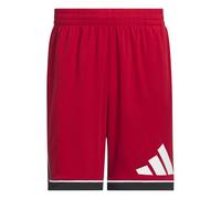 adidas Uomo Basketball Badge of Sport Short, Team Power Red/Black, M 7 inch