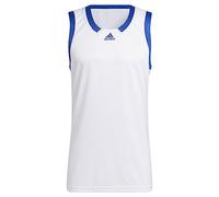 adidas Uomo Basketball Icon Squad Jersey Aeroready, White/Team Royal Blue/Team Royal Blue, M Tall