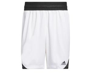 Adidas Uomo Basketball Icon Squad Short Aeroready, White/Black, M