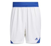 adidas Uomo Basketball Icon Squad Short Aeroready, White/Team Royal Blue, XL