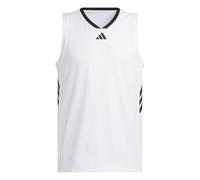 adidas Uomo Basketball Legends Tank, White/Black, S Tall