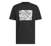 adidas Uomo Basketball State of Mind Graphic Tee, Black, XXL