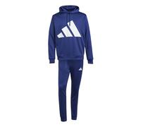 adidas Uomo BIG LOGO FRENCH TERRY HOODED TRACKSUITS, dark blue, S