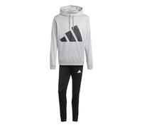 adidas Uomo BIG LOGO FRENCH TERRY HOODED TRACKSUITS, medium grey heather, S