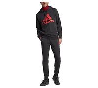 adidas Uomo Big Logo Terry Track Suit, black/scarlet, S