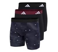 adidas Uomo Boxer, 3 Paia - Boxer Slip Active Flex Cotone, Logo