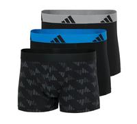 Adidas Uomo Boxer, Confezione Da 3 - Trunks, Active Flex Cotton, Logo