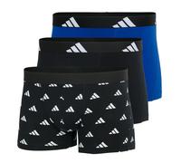 Adidas Uomo Boxer, Confezione Da 3 - Trunks, Active Flex Cotton, Logo