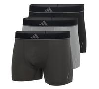 Adidas Uomo Boxer, Confezione Da 3 - Trunks, Active Micro Flex Eco, Logo, Ei...