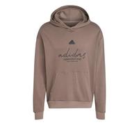 adidas Uomo Brand Love French Terry Hoodie, Earth Strata, S