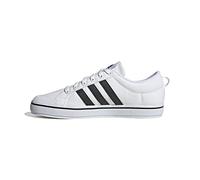 adidas Uomo Bravada 2.0 Lifestyle Skateboarding Canvas Shoes, Cloud White/Core Black/Core Black, 41 1/3 EU