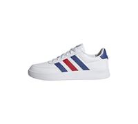 adidas Uomo Breaknet 2.0 Shoes, White / Lucid Blue / Better Scarlet, 46 2/3 EU