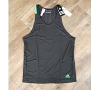 Adidas Uomo Canotta Top Sport T-Shirt Muscolare Fitness S