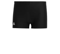 adidas Uomo Classic 3-Stripes Swim Boxers, Black / White, S-M