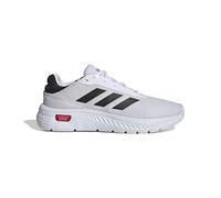 adidas Uomo Cloudfoam Comfy Shoes, Ftwr White/Core Black/Better Scarlet, 41 1/3 EU